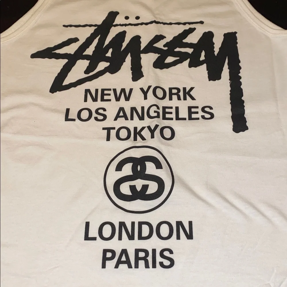 🆕 Stussy World Tour tank top. Stüssy exclusive size Medium M - Picture 4 of 5